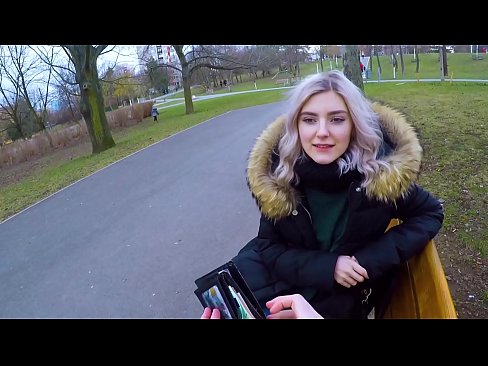 ❤️ Schluckt das heiße Sperma eines Fremden für Geld - Blowjob im Park von Eva Elfie Fucking bei uns ❌️❤
